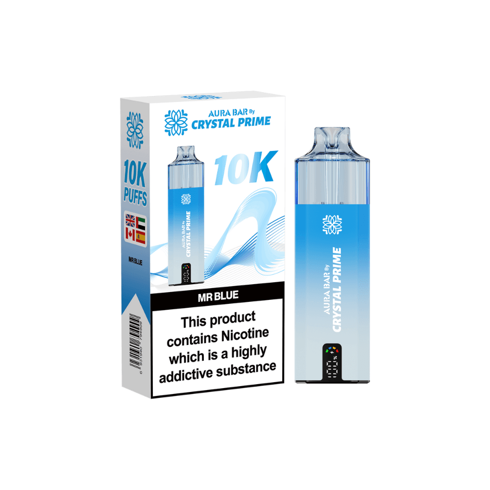 Crystal Prime Aura Bar 10K Prefilled Vape Kit