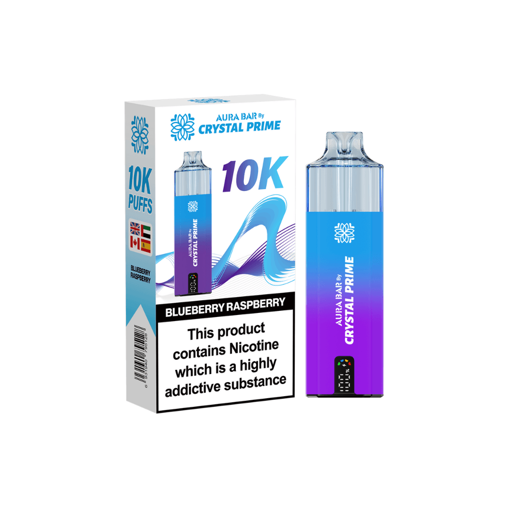 Crystal Prime Aura Bar 10K Prefilled Vape Kit