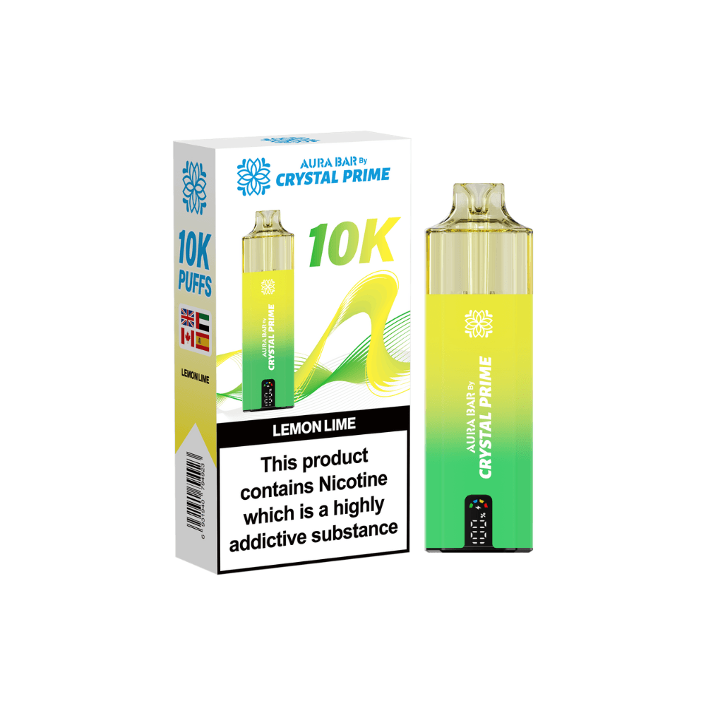 Crystal Prime Aura Bar 10K Prefilled Vape Kit