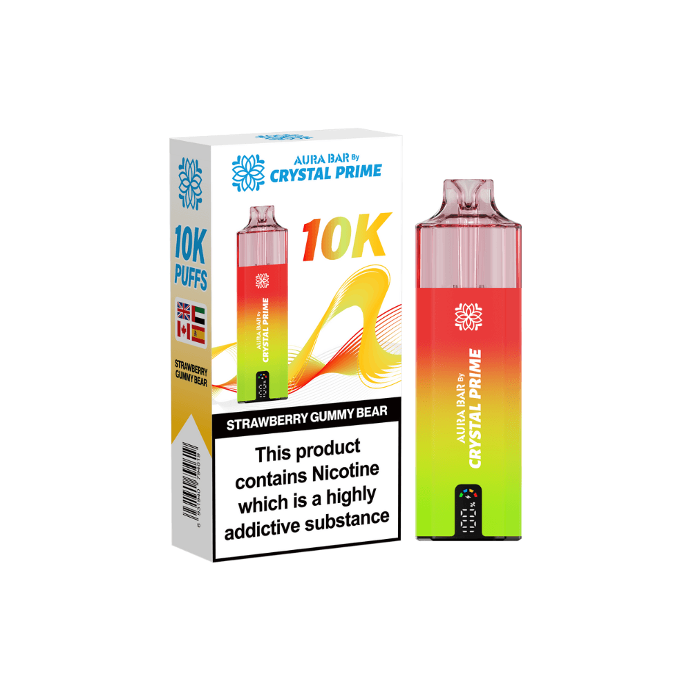Crystal Prime Aura Bar 10K Prefilled Vape Kit