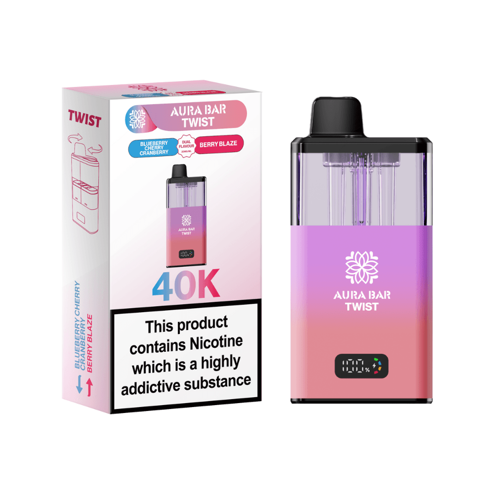 Crystal Prime Aura Bar Twist 40K Vape Kit