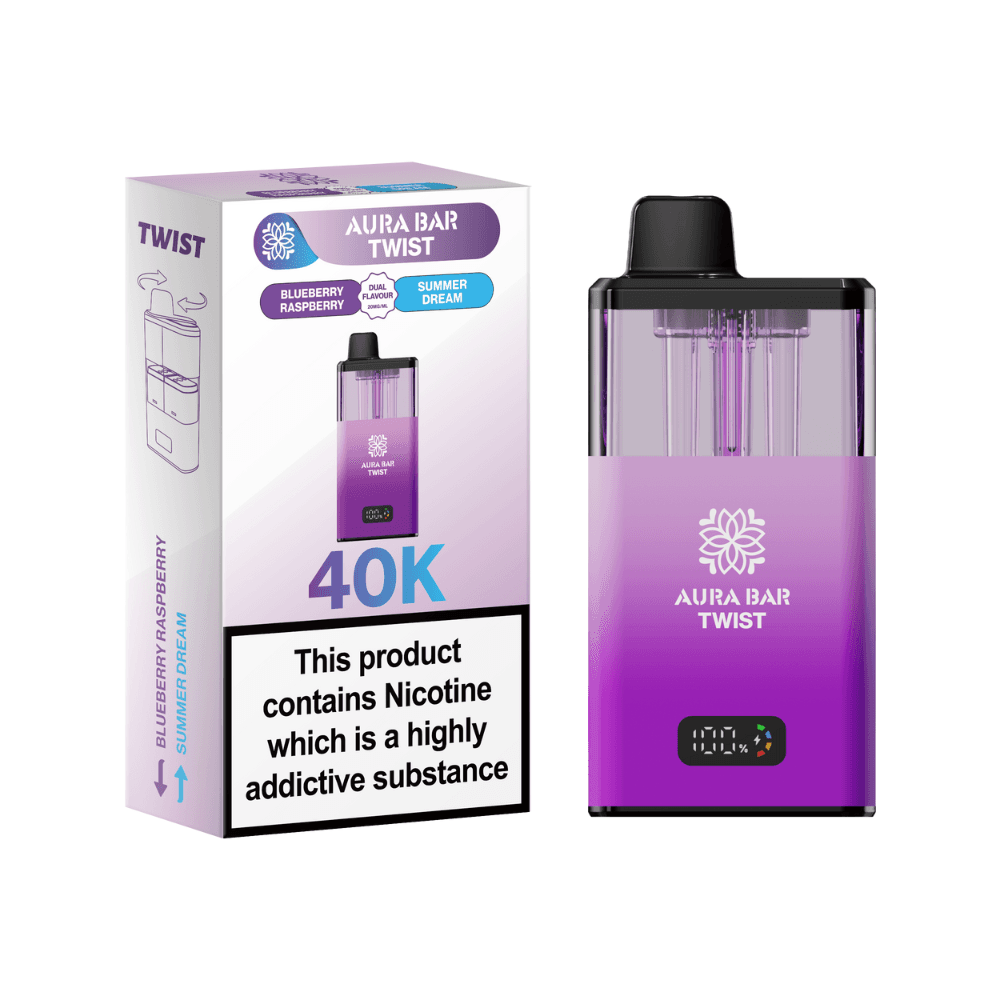 Crystal Prime Aura Bar Twist 40K Vape Kit