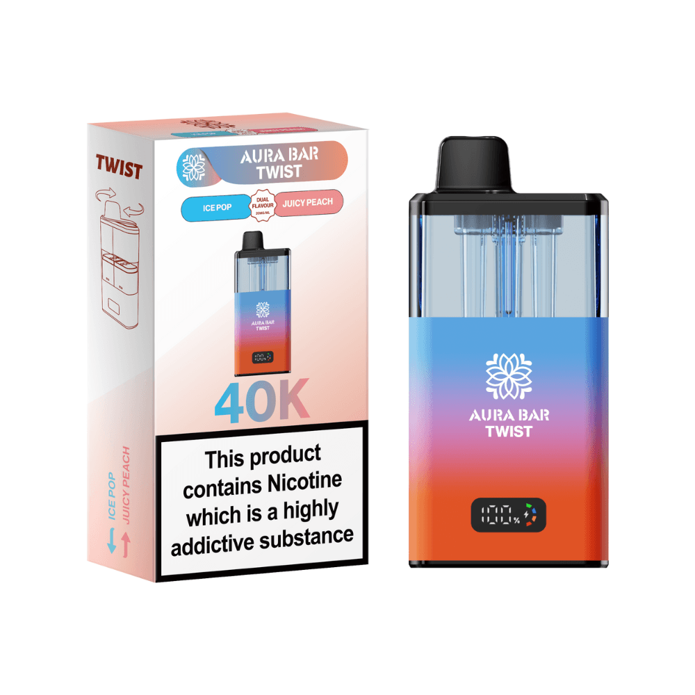 Crystal Prime Aura Bar Twist 40K Vape Kit