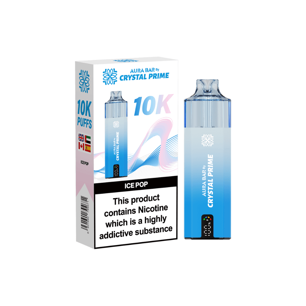Crystal Prime Aura Bar 10K Prefilled Vape Kit