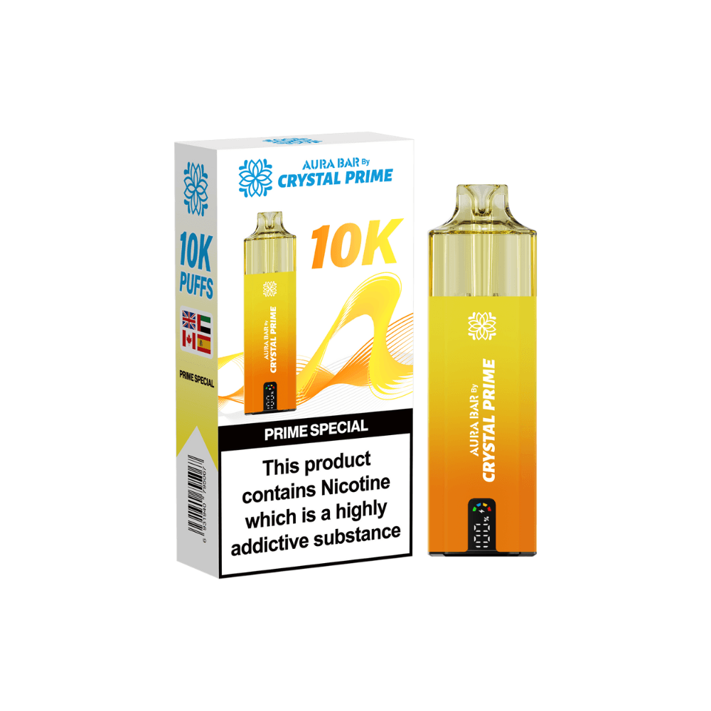 Crystal Prime Aura Bar 10K Prefilled Vape Kit