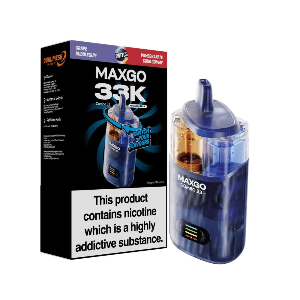 Maxgo 33k Prefilled Vape Kit