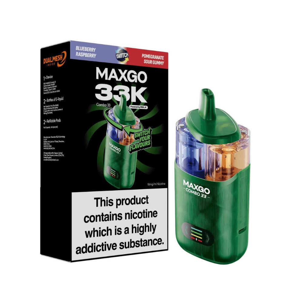 Maxgo 33k Prefilled Vape Kit