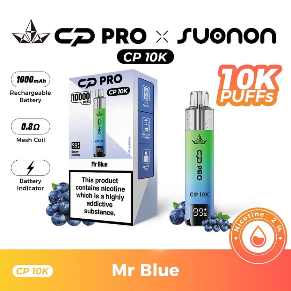 Crystal Pro CP 10k Prefilled Pod Vape Kit