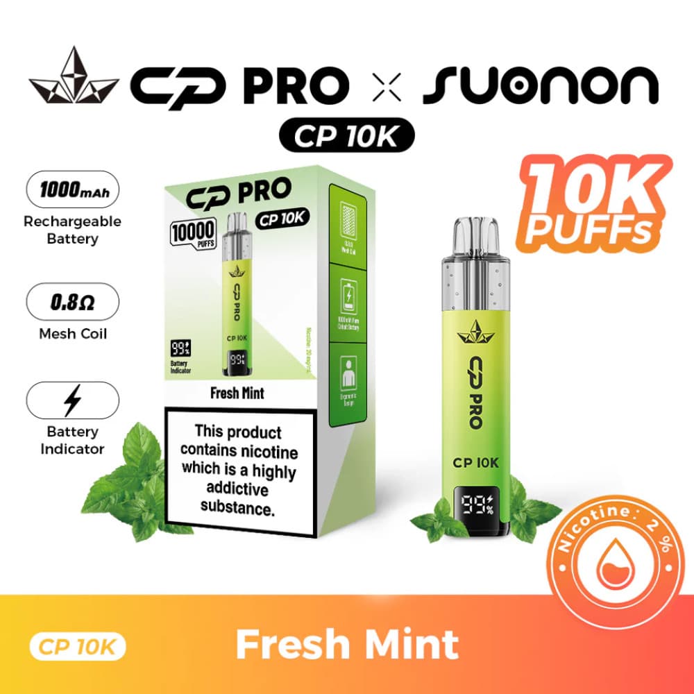 Crystal Pro CP 10k Prefilled Pod Vape Kit