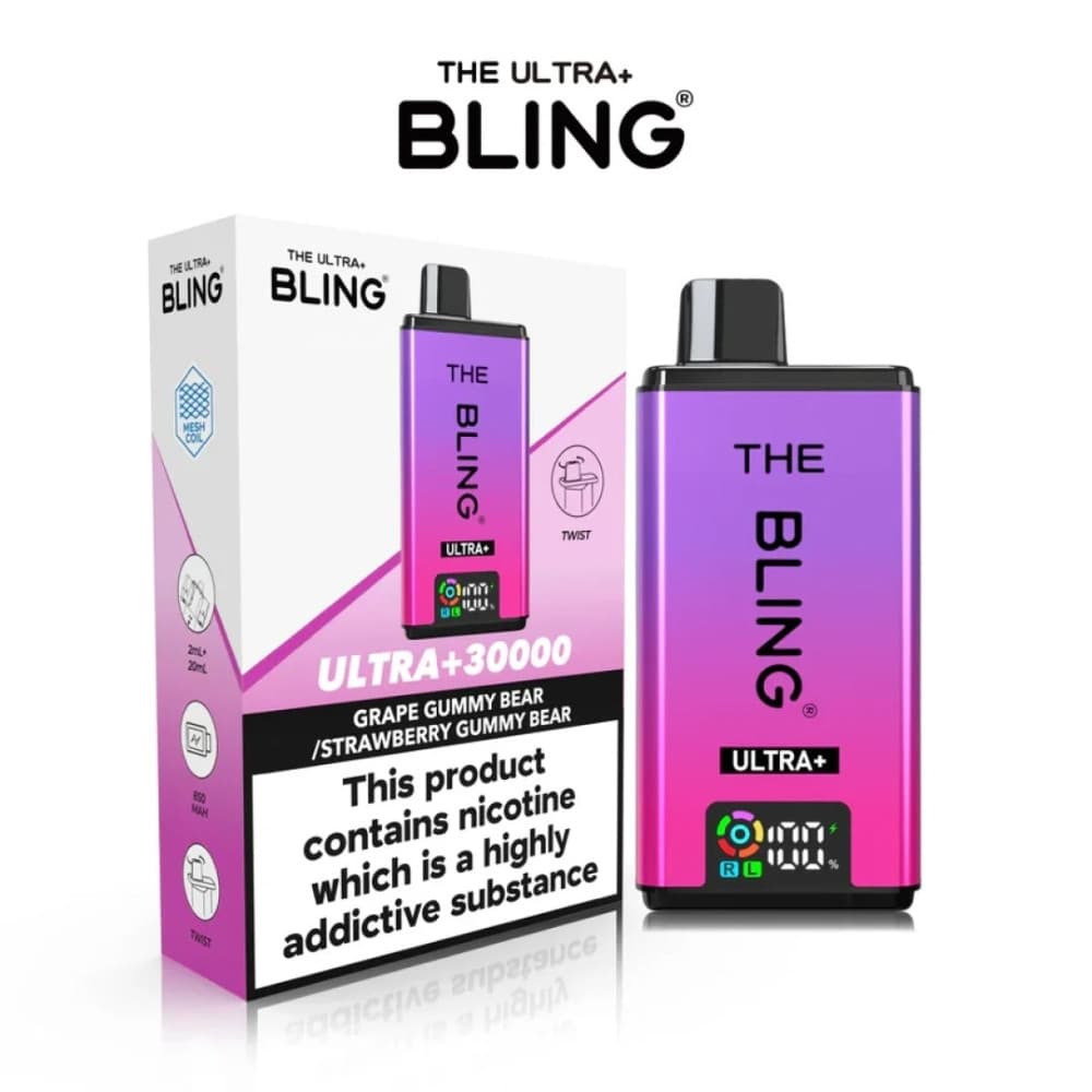 The Crystal Bling Ultra Plus 30K Prefilled Vape Kit
