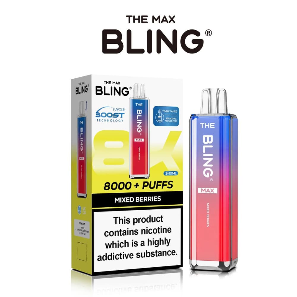 The Crystal Bling Pro Max 10k Prefilled Vape Kit
