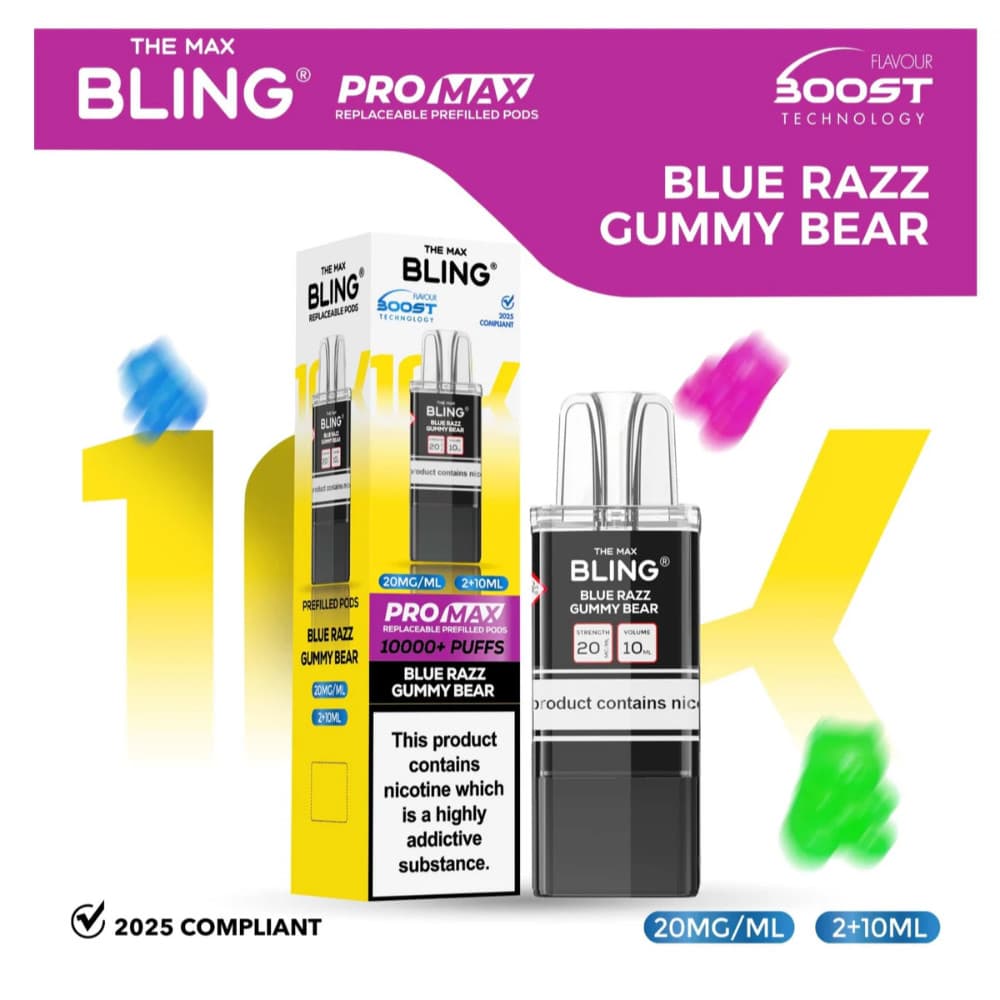 The Crystal Bling Pro Max 10k Pods
