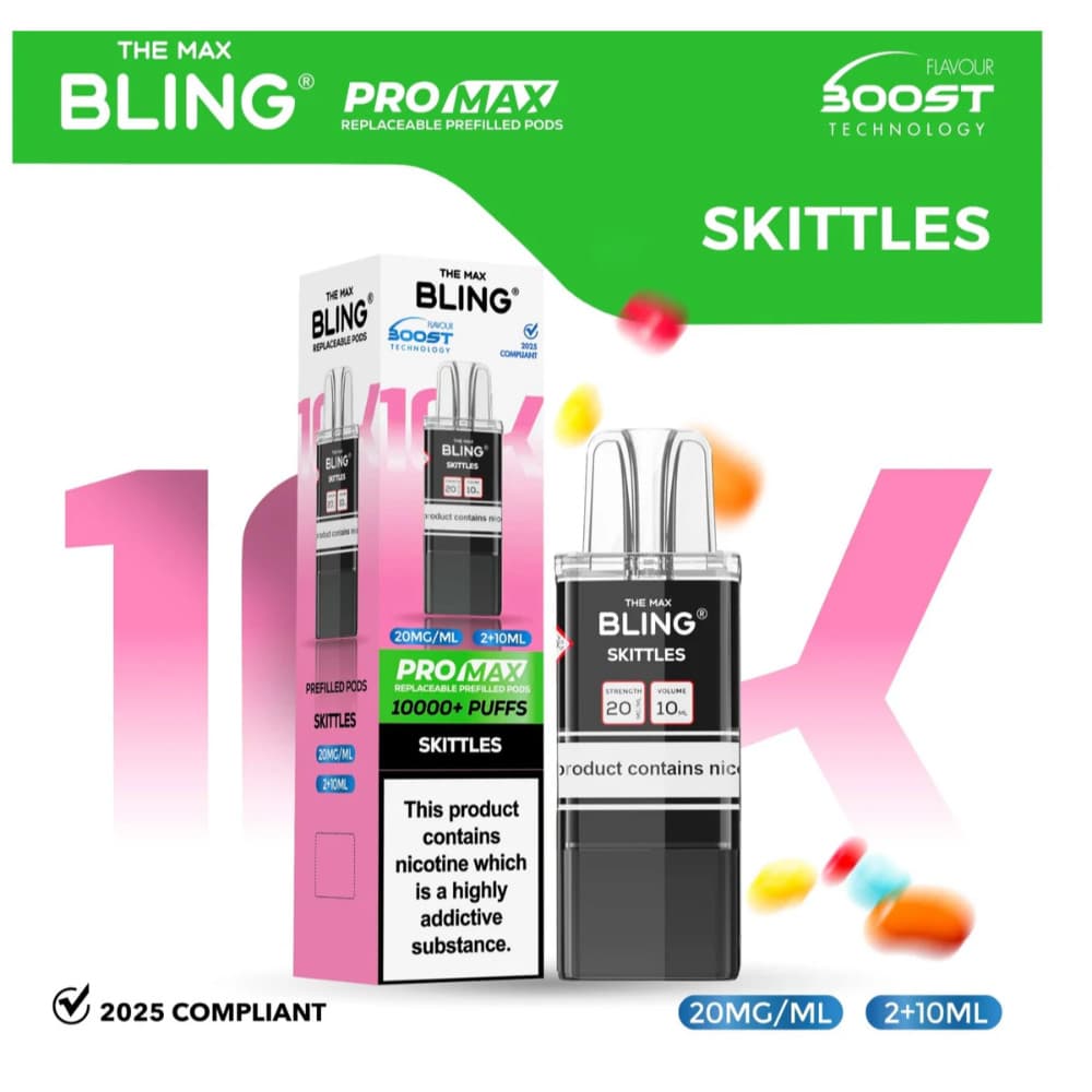 The Crystal Bling Pro Max 10k Pods