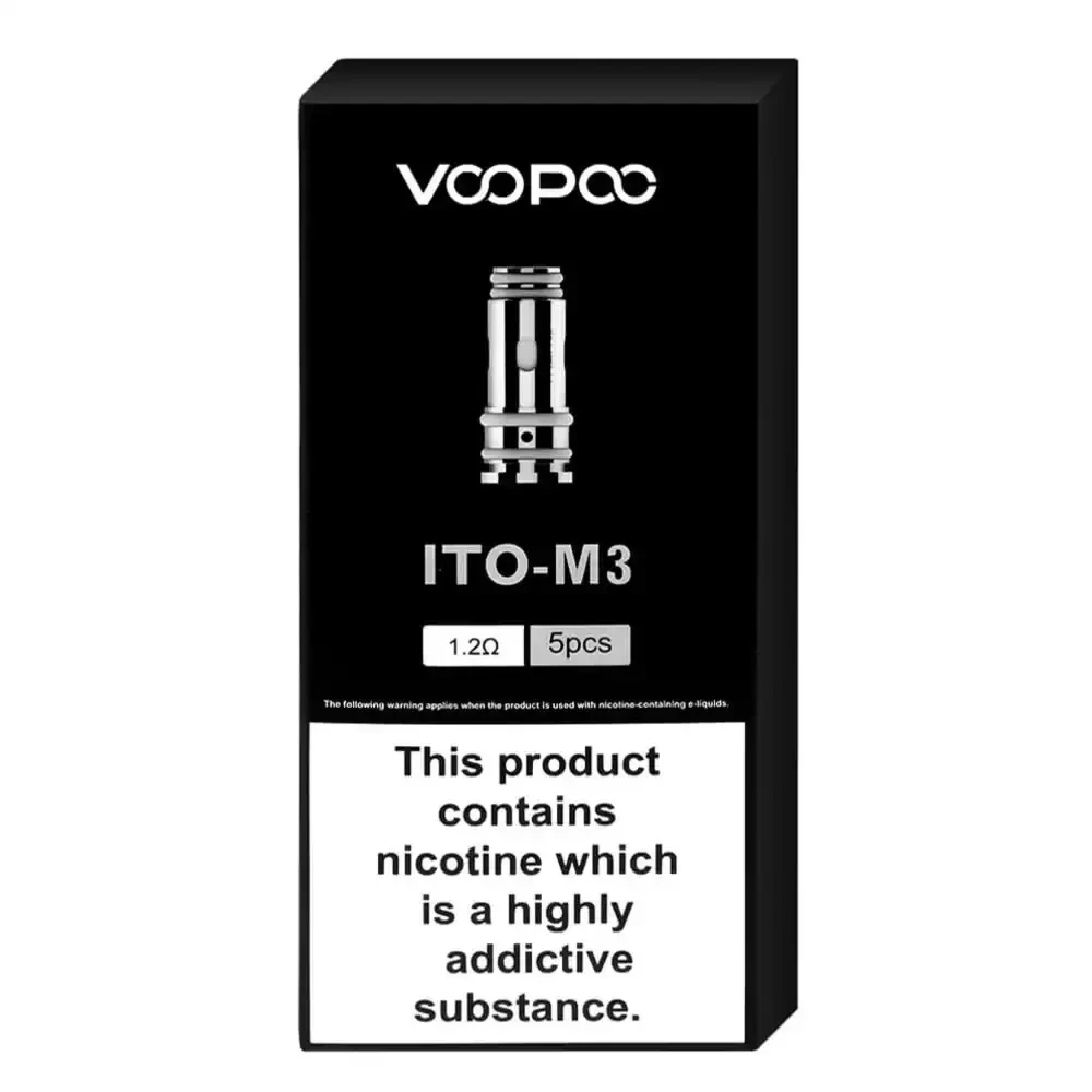  M3 1.2ohm Voopoo ITO Coils 5 Packs