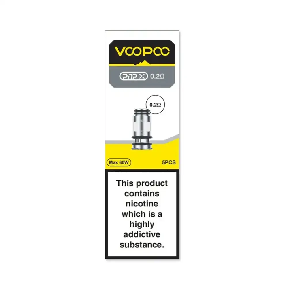  DTL 0.2ohm Voopoo Pnp X Coils 5  Packs