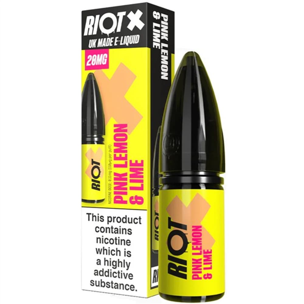 Riot X Nic Salts e liquids 10ml