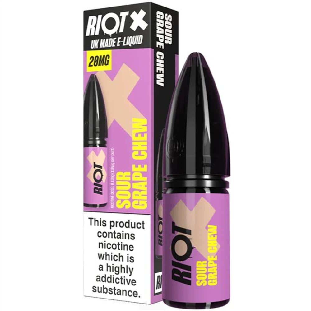 Riot X Nic Salts e liquids 10ml