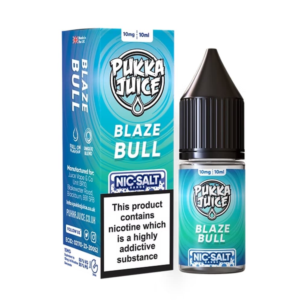 Pukka Juice Nic Salts e liquids 10ml
