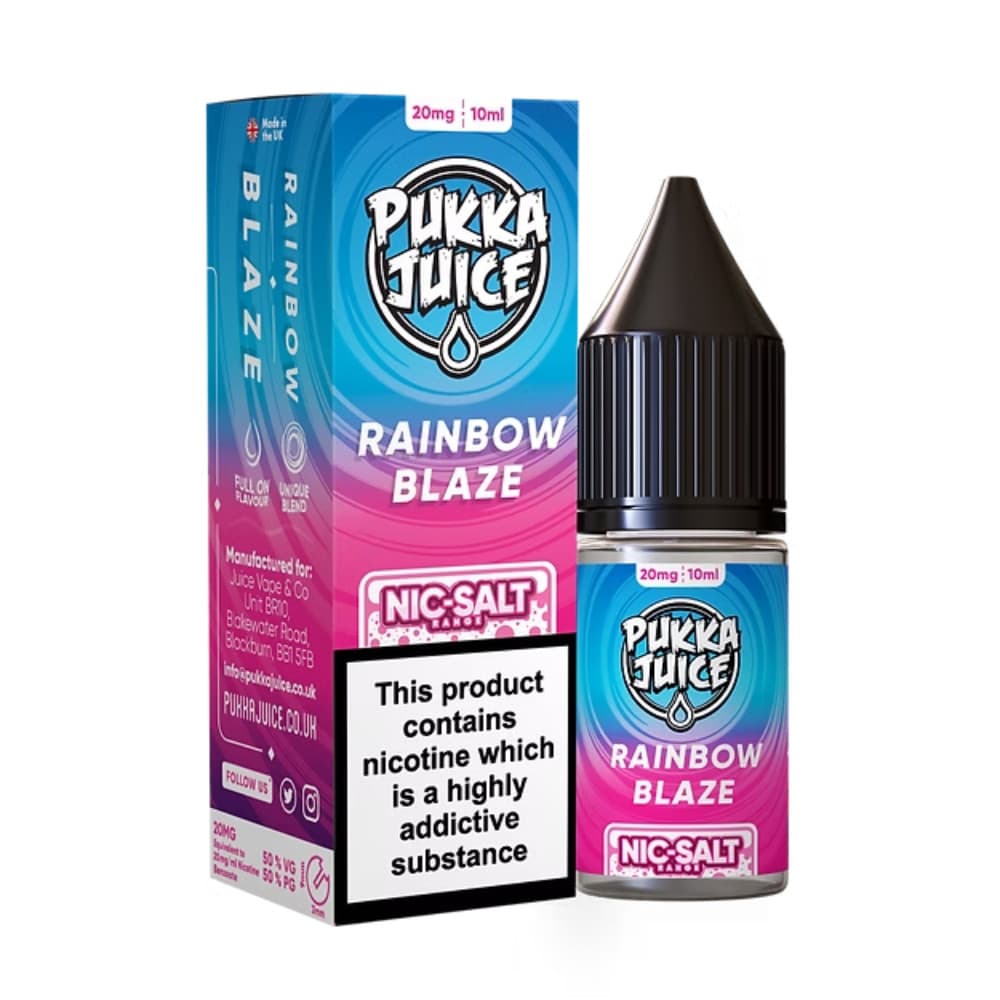 Pukka Juice Nic Salts e liquids 10ml