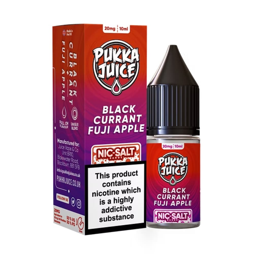 Pukka Juice Nic Salts e liquids 10ml