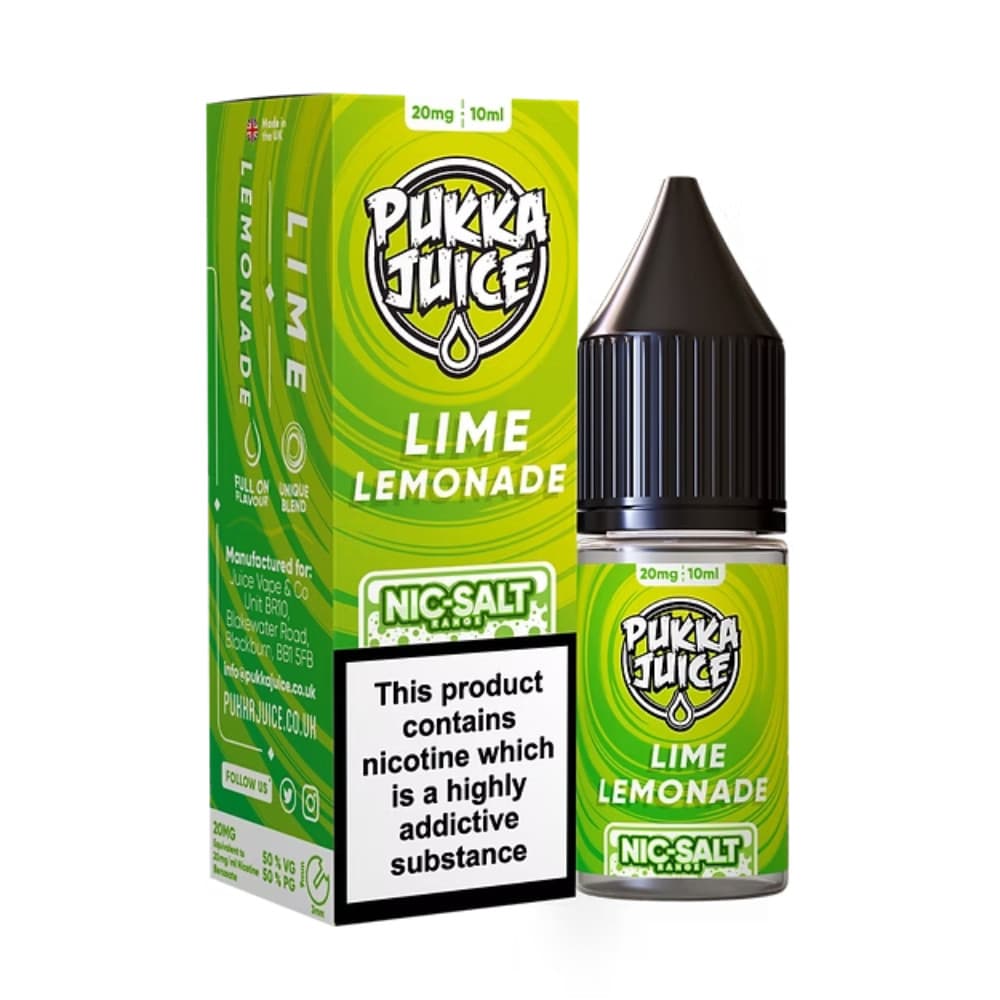 Pukka Juice Nic Salts e liquids 10ml