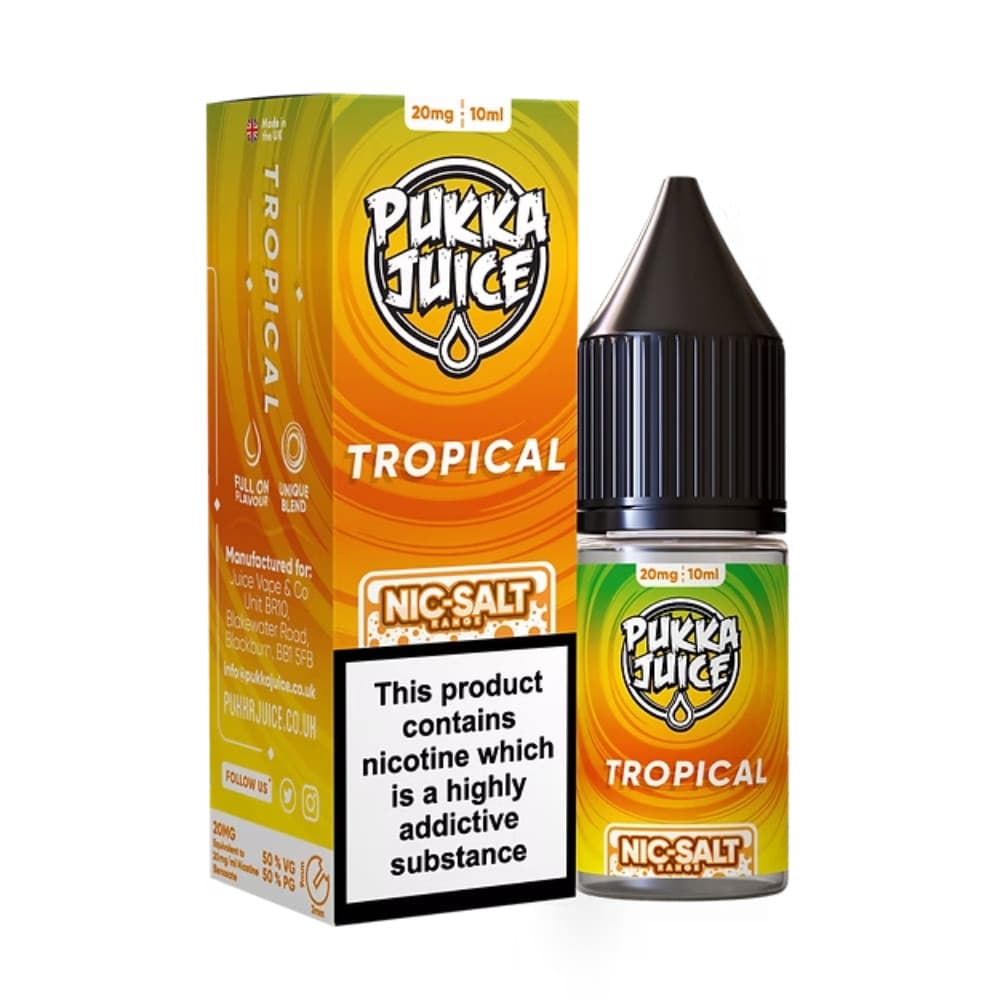 Pukka Juice Nic Salts e liquids 10ml
