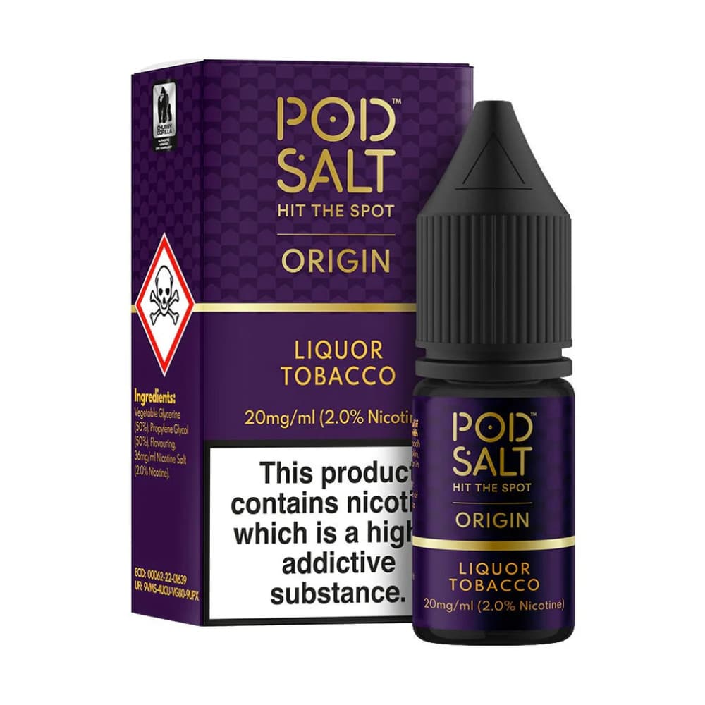 Pod Salt Origin Nic Salts e liquids 10ml