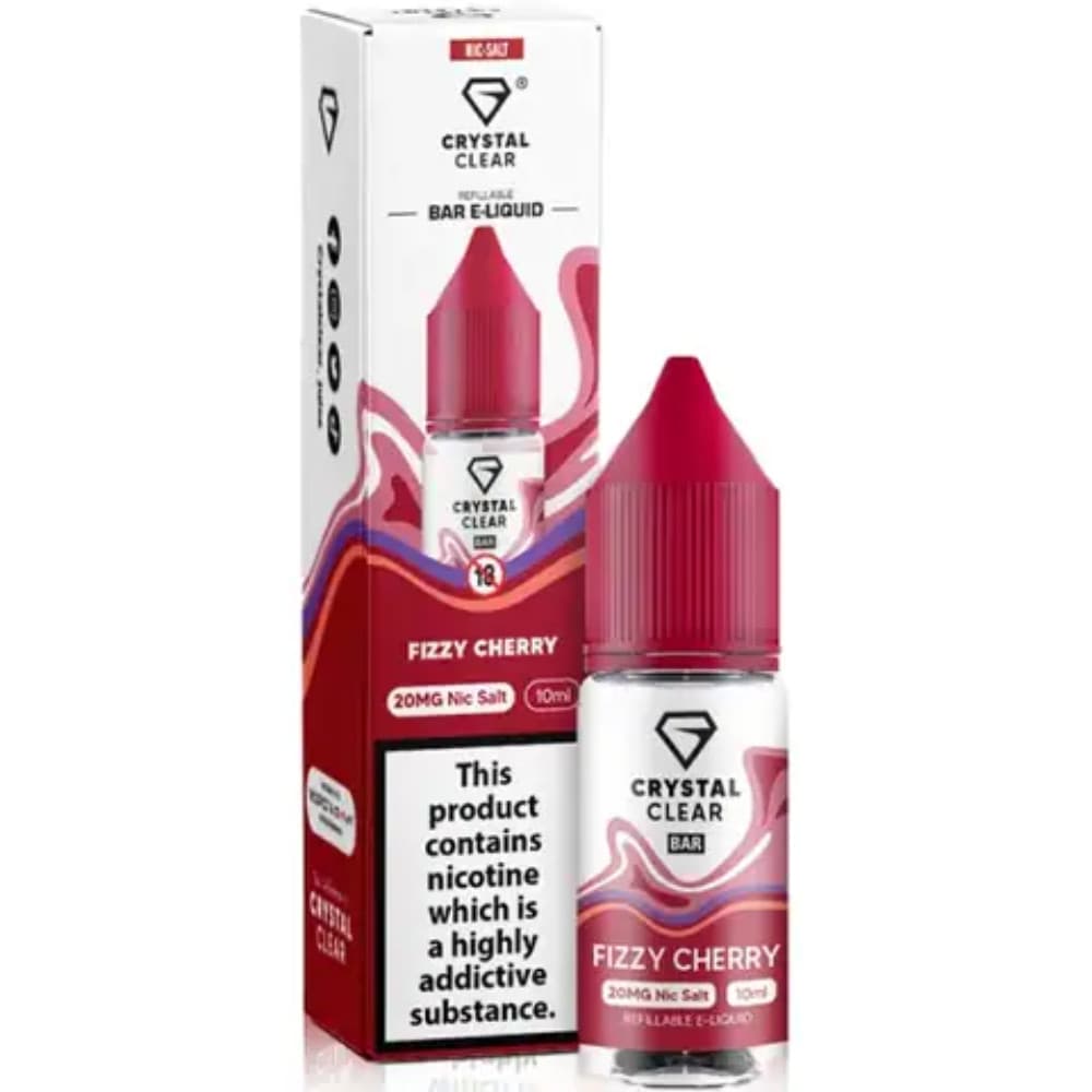 Crystal Clear Nic Salts e liquids 10ml