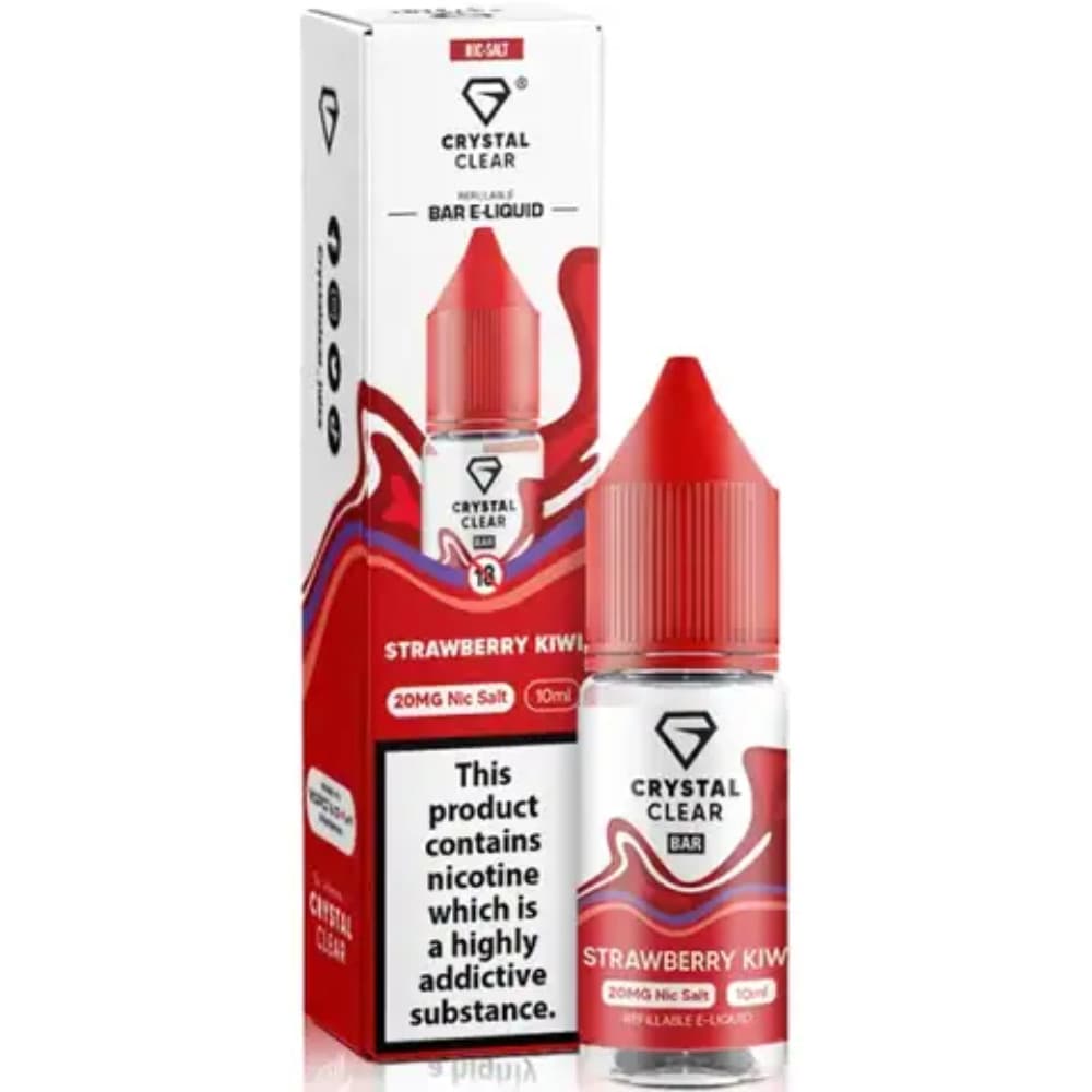Crystal Clear Nic Salts e liquids 10ml