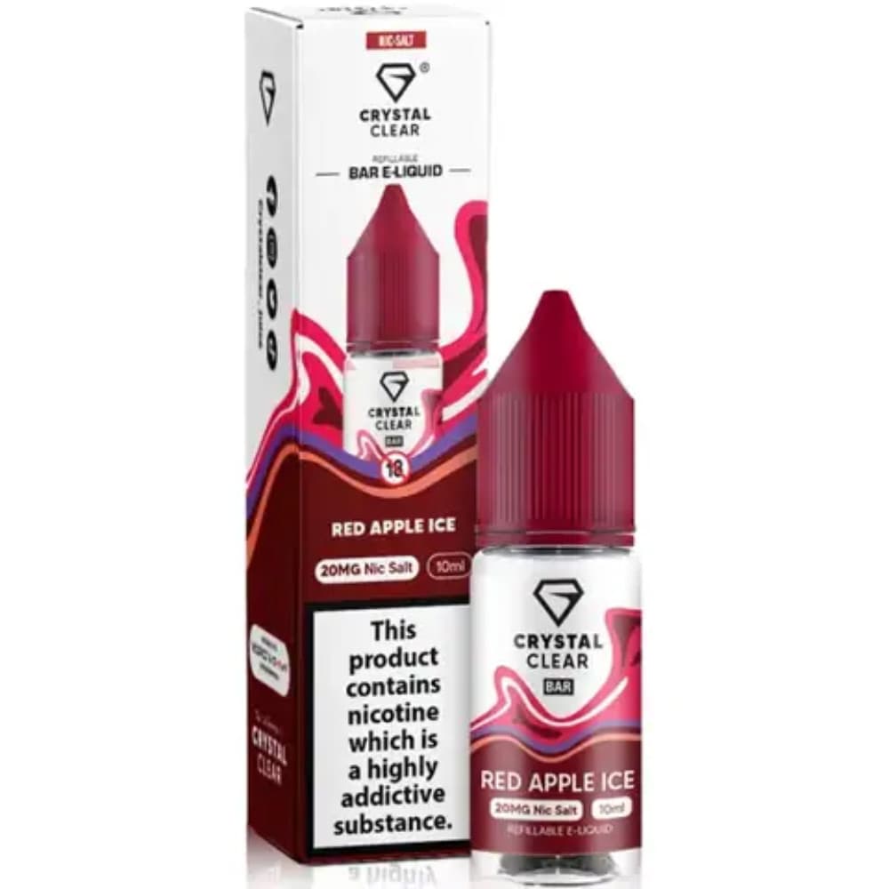 Crystal Clear Nic Salts e liquids 10ml