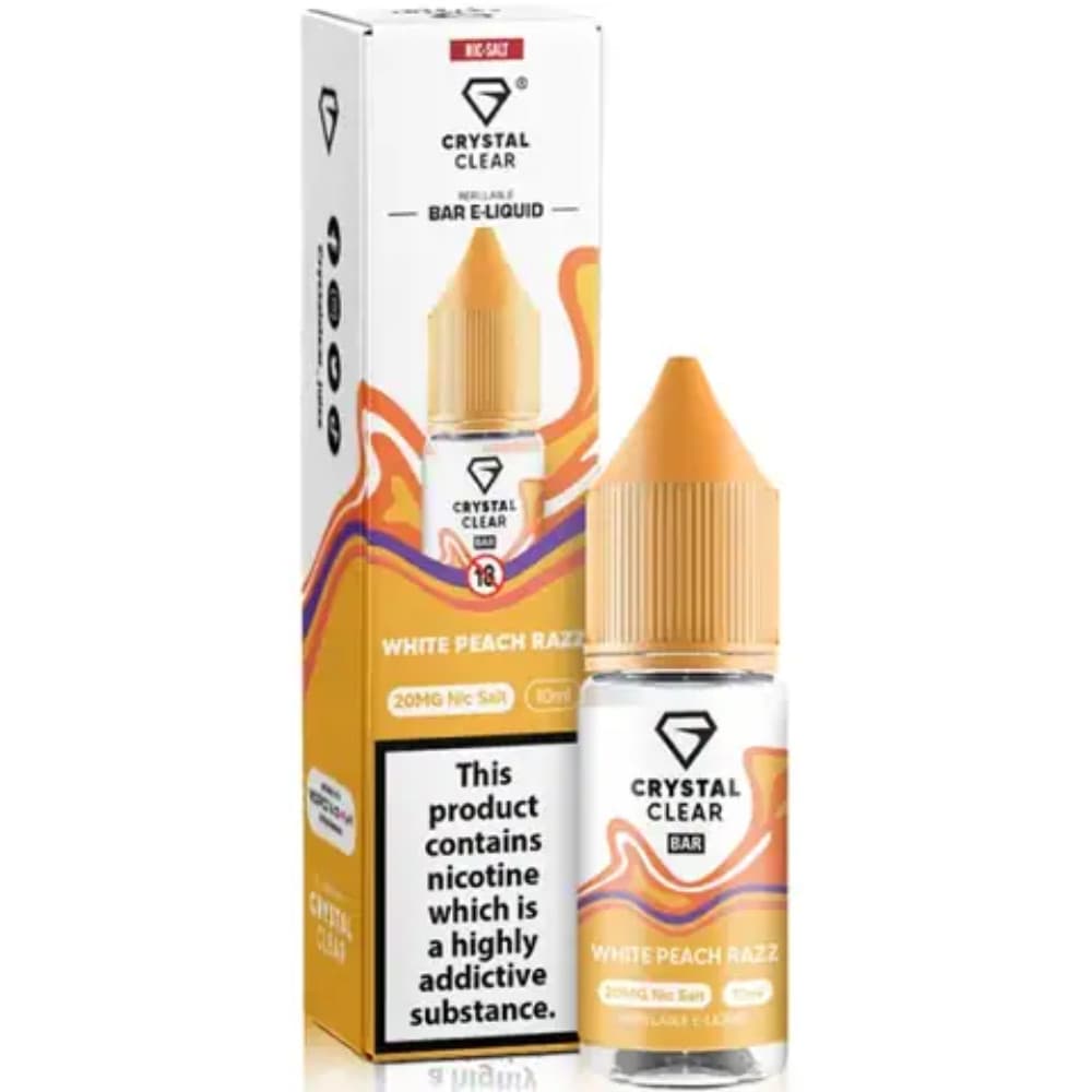 Crystal Clear Nic Salts e liquids 10ml