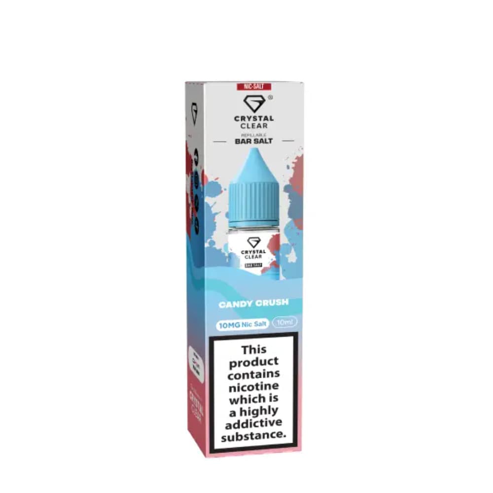 Crystal Clear Nic Salts e liquids 10ml