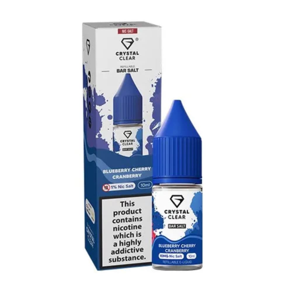 Crystal Clear Nic Salts e liquids 10ml