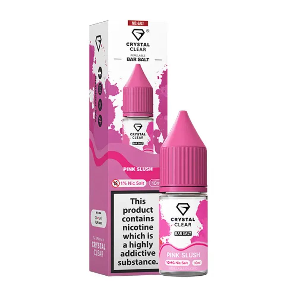 Crystal Clear Nic Salts e liquids 10ml