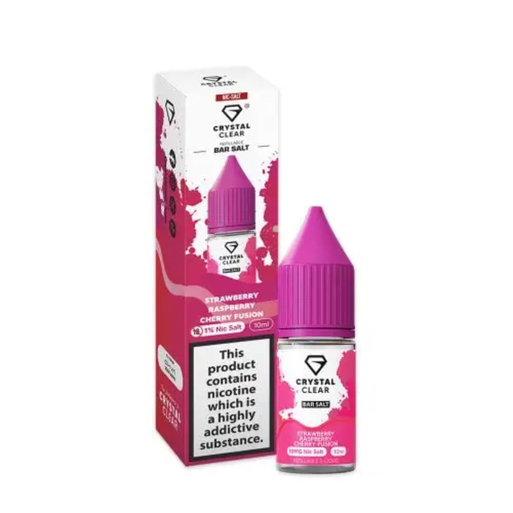 Crystal Clear Nic Salts e liquids 10ml