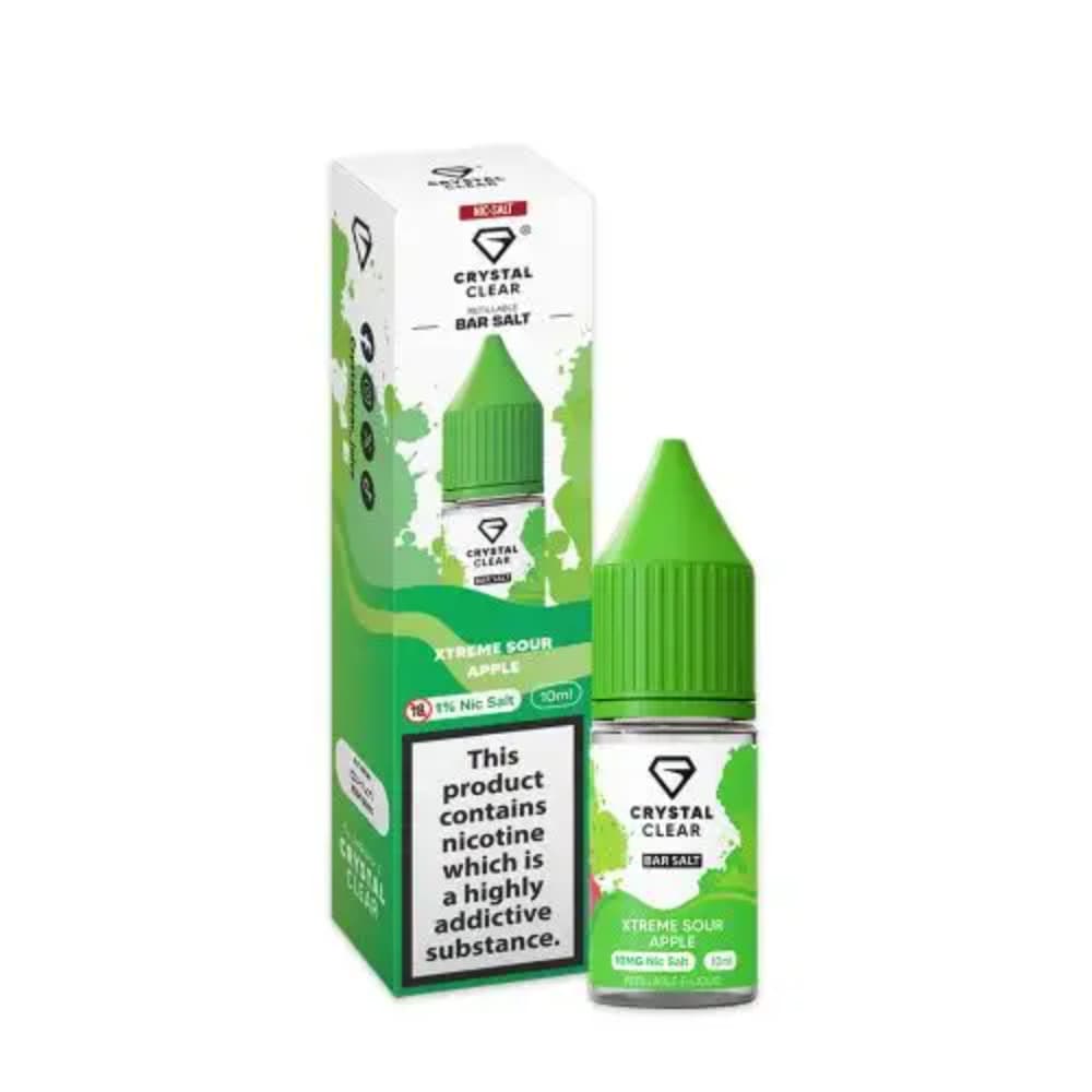 Crystal Clear Nic Salts e liquids 10ml