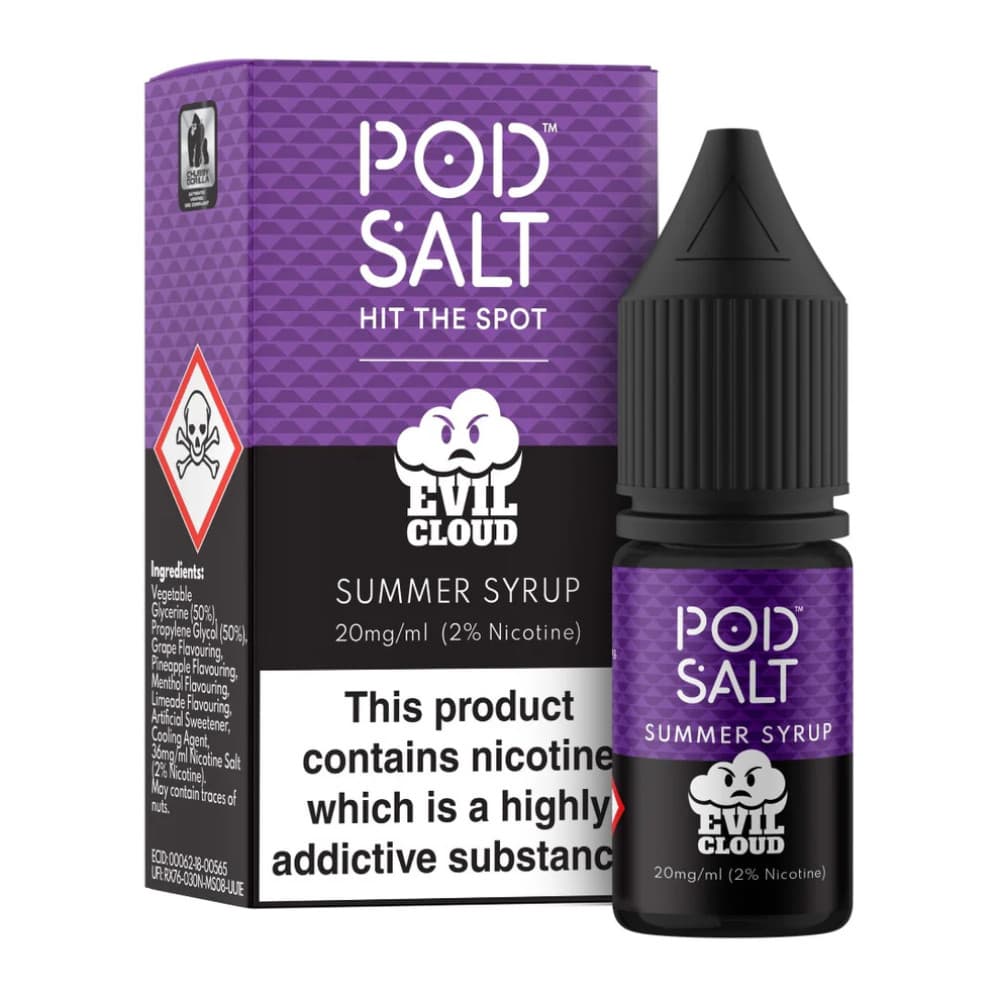 Pod Salt Fusions Nic Salts e liquids 10ml